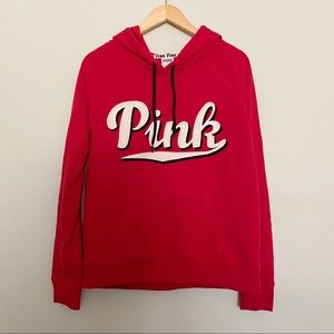 VS Pink Red Hoodie